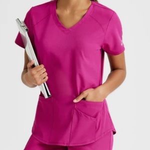NWOT Purple Skechers Scrub Top